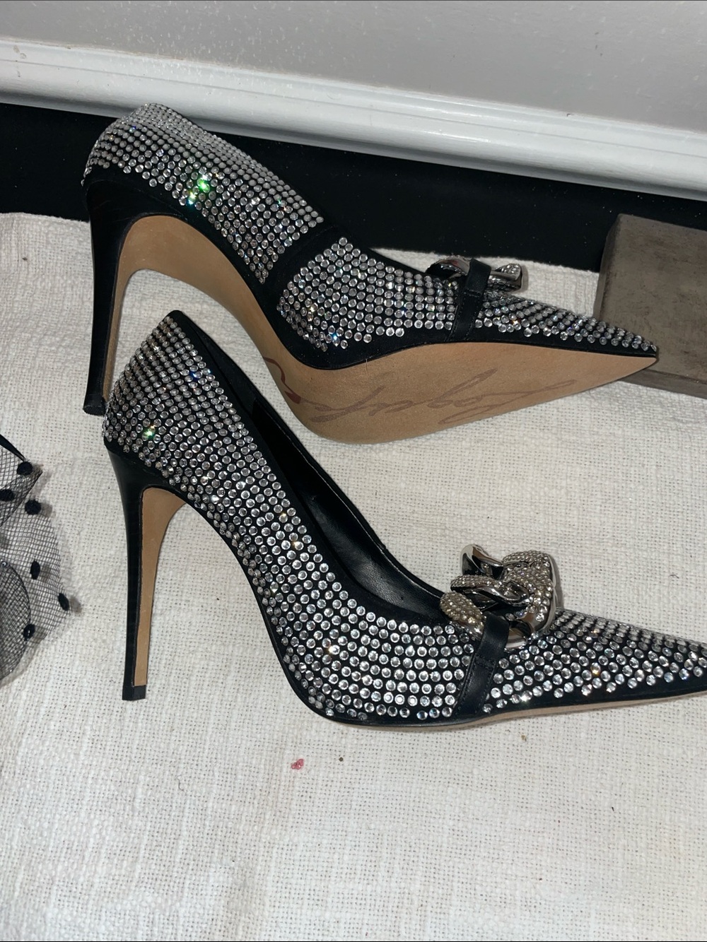 KARL LAGERFELD Heels SZ 7.5 - Picture 6 of 11